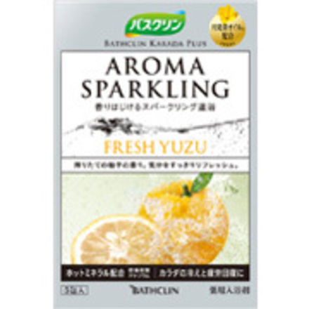 カラダプラス アロマスパークリング フレッシュユズ バスクリン 美容メディアvoce ヴォーチェ